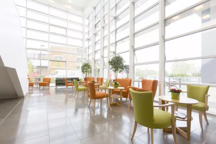 Birmingham Eye Hospital reception