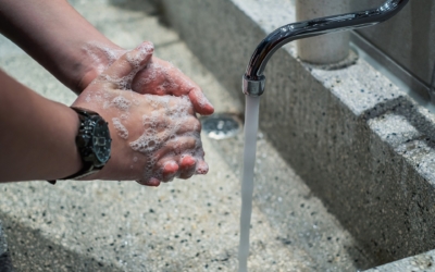 Washing hands