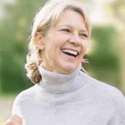 Woman laughing