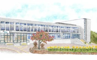 Optegra Brighton eye hospital watercolour