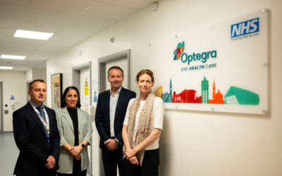 MP Pam Cox meets the Optegra Colchester team