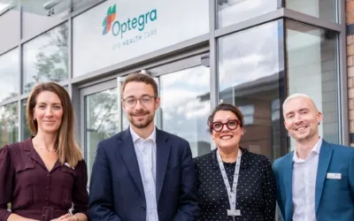 York MP Luke Charters with some of Optegra UK Leadership team
