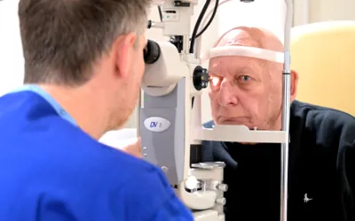 Treble patient Jim Hayles at Optegra