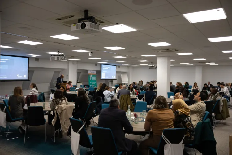 Symposium event - attendees during talks