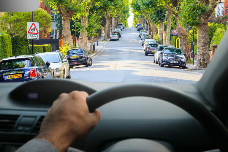 Vision simulation - day drive with monofocal lens