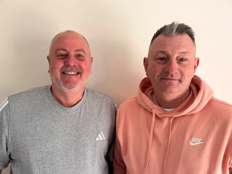 Brothers Paul (left) and Jason (right) Cross